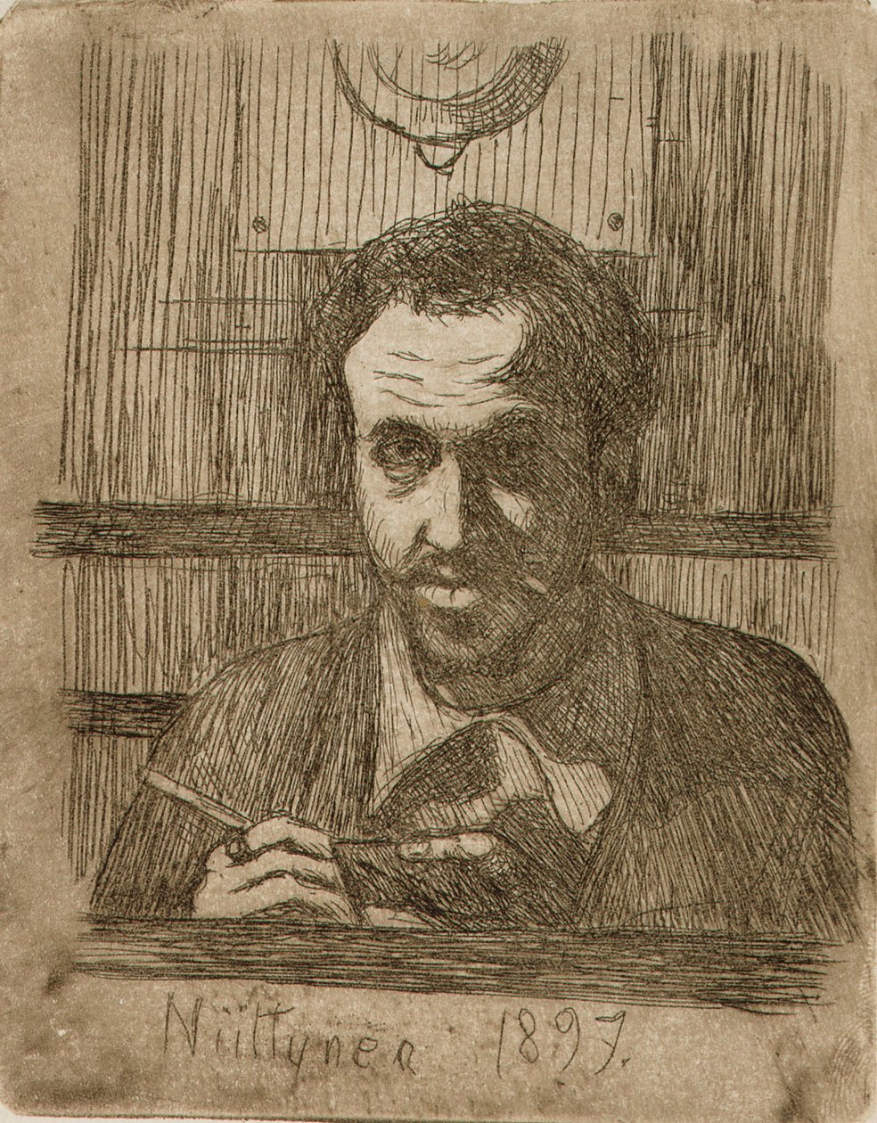 Selvportrett II av Hugo Simberg