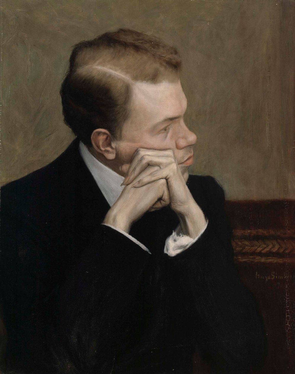 Kunstneren Fahle Basilier av Hugo Simberg