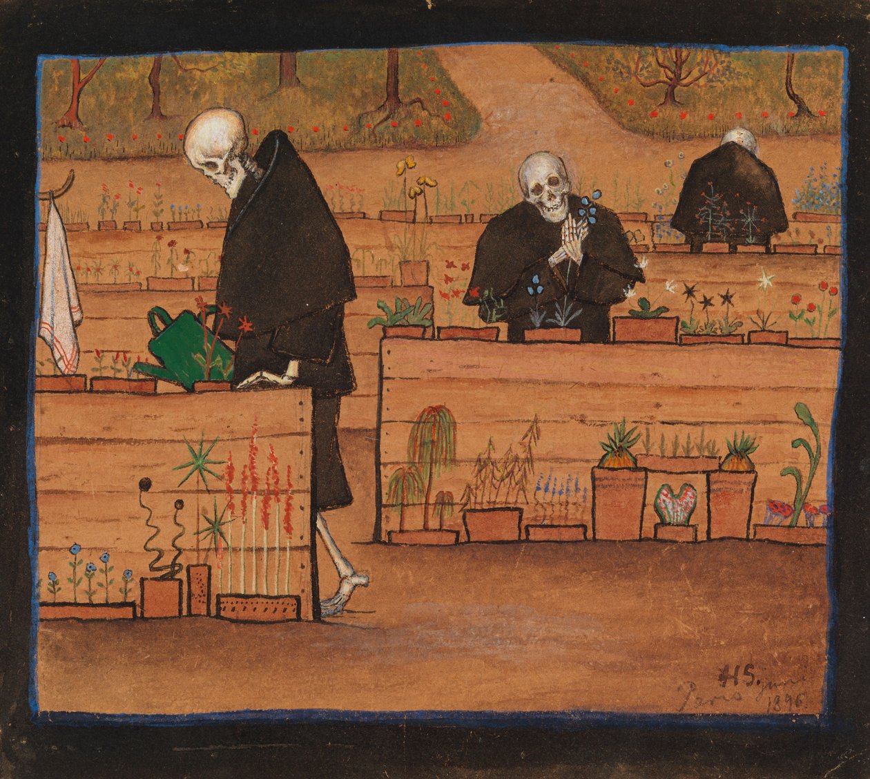Dødens hage av Hugo Simberg