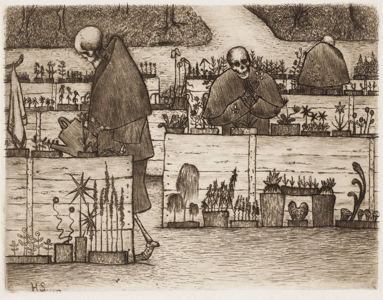 Dødens hage av Hugo Simberg