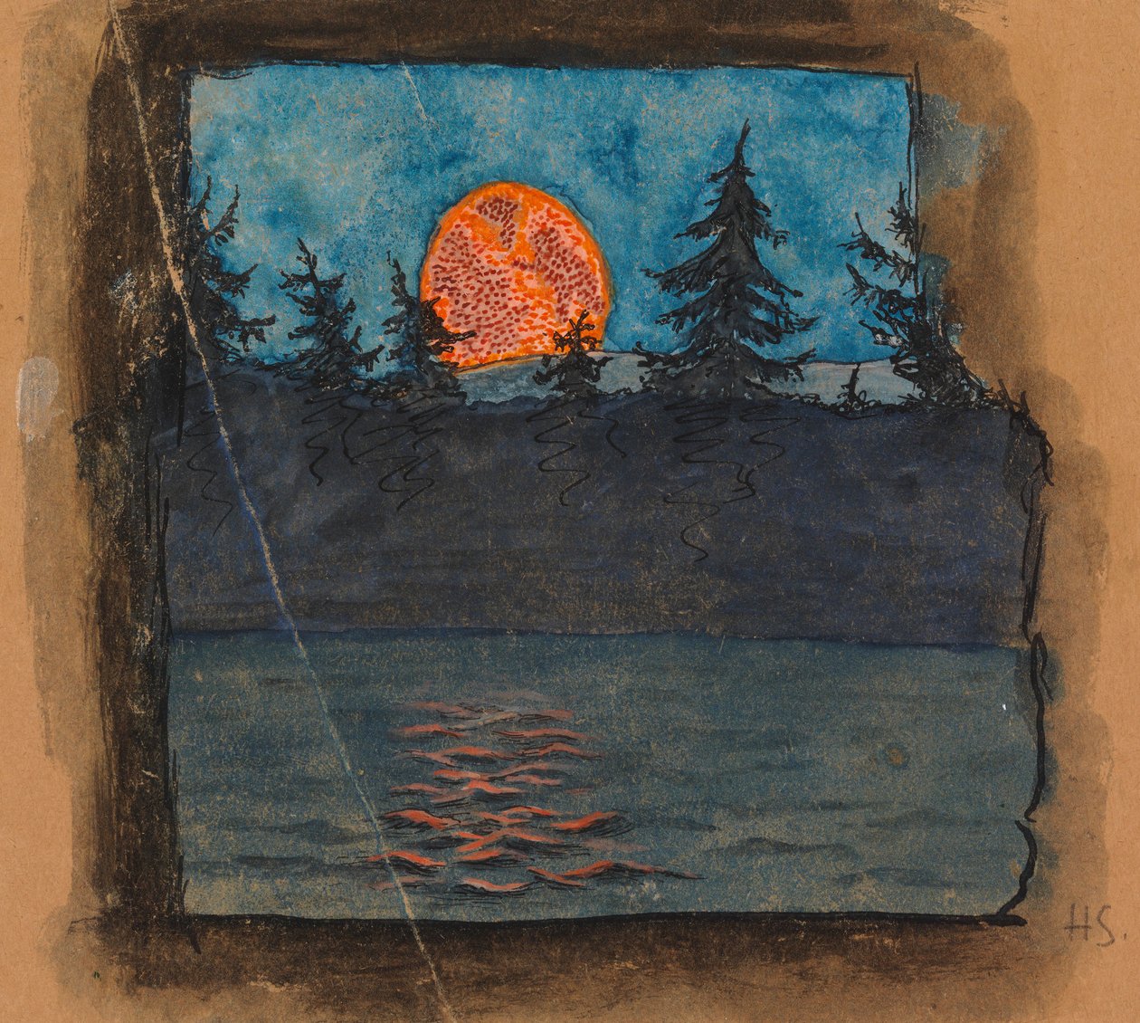Månen stiger av Hugo Simberg