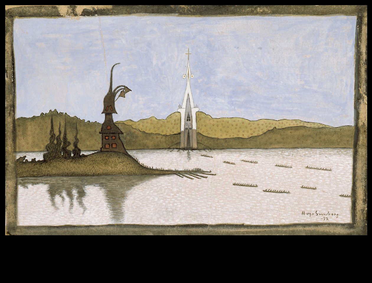 De to kirkene av Hugo Simberg