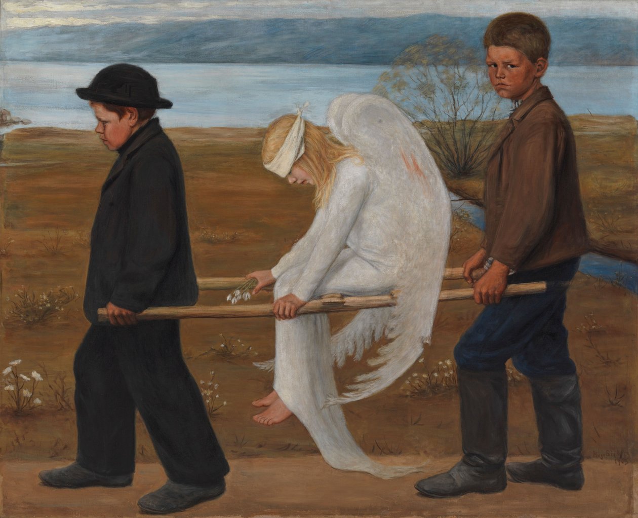 Den sårede engelen av Hugo Simberg