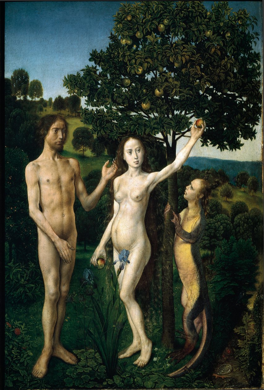 Den originale fiskedetaljen av et panel av en diptyk. Maleri av Hugo van der Goes kjent som "Hugh of Ghent"" (1440-1482). Etter 1479 Dim. 38,8x23 cm Wien. Kunsthistorisk museum, Østerrike av Hugo van der Goes