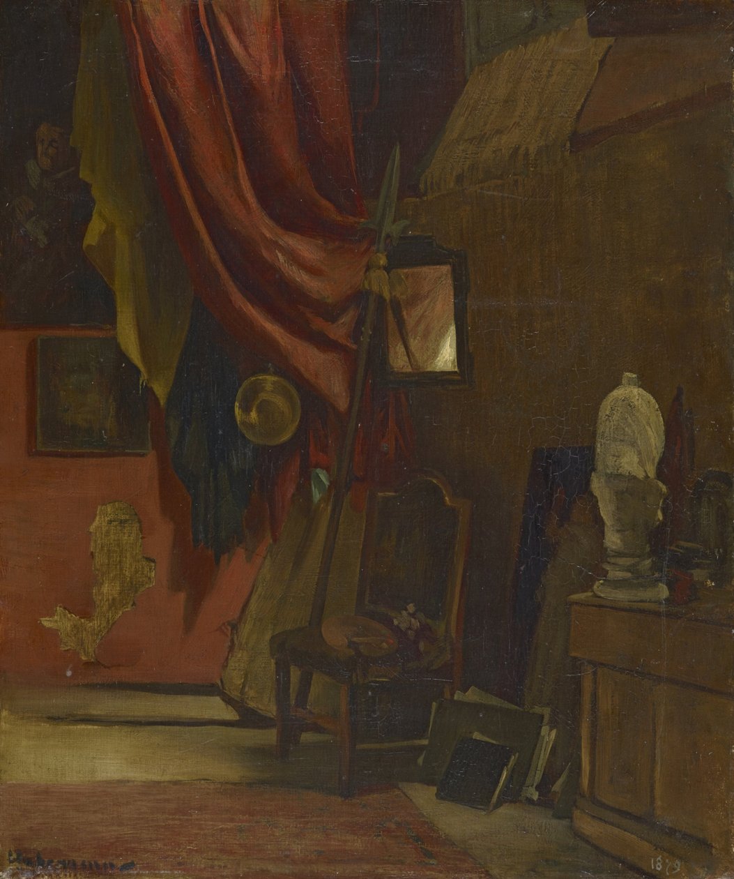 Jeg er Atelier av Hugo von Habermann