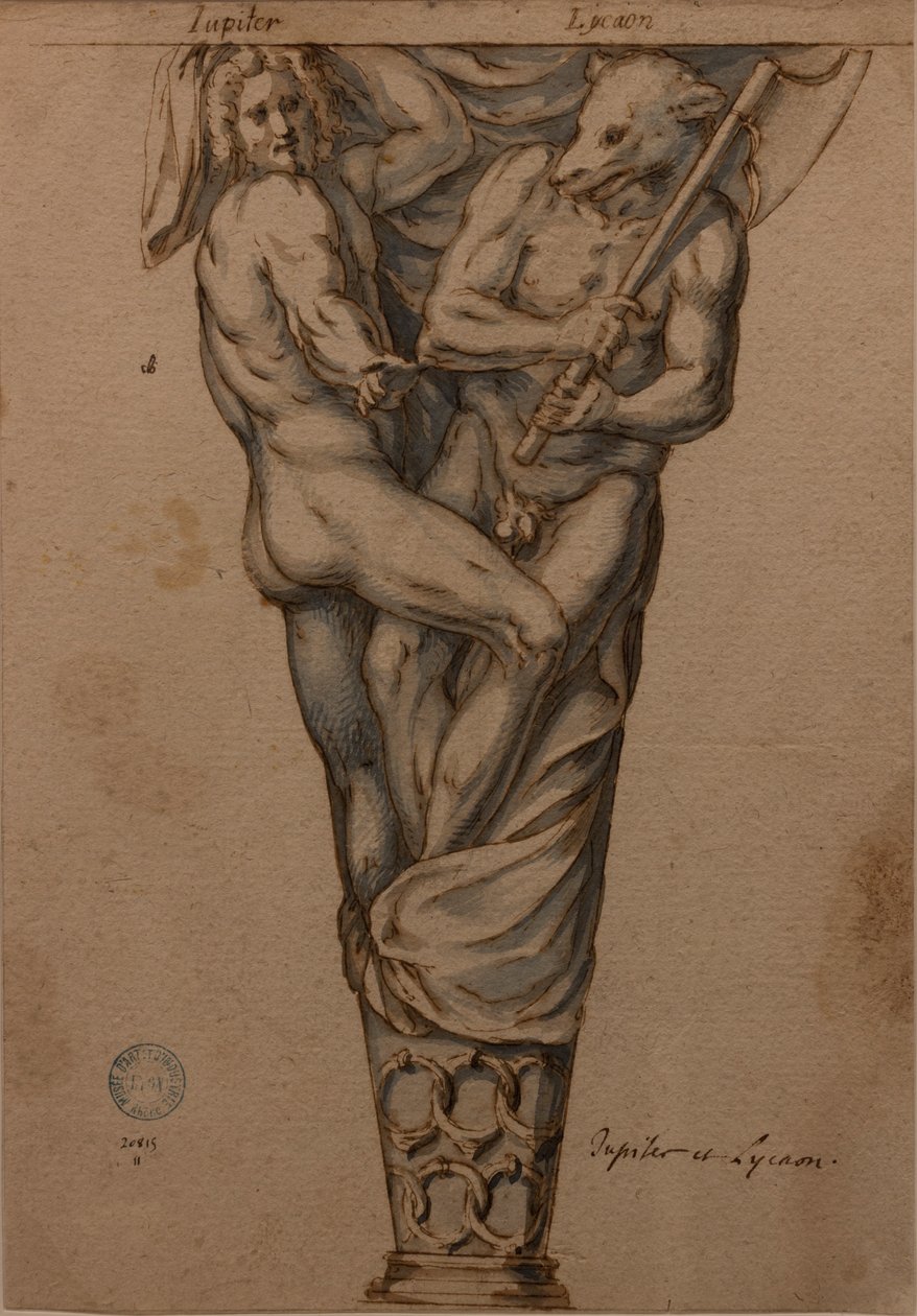 Jupiter og Lycaon av Hugues Sambin