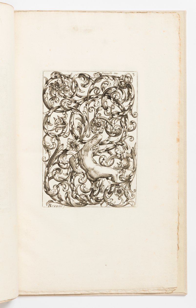 Plate 3, fra Various Designs for Locksmiths av Hugues Brisville