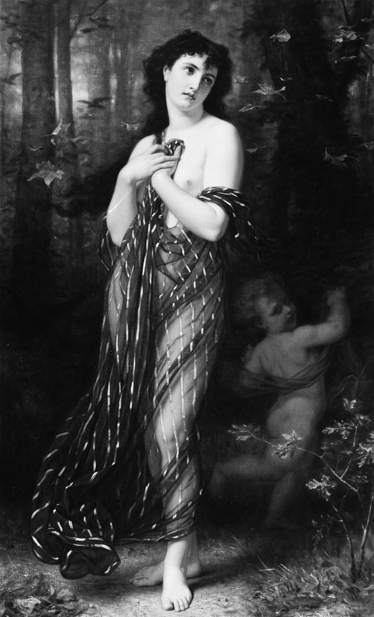 Fallende blader, Allegory of Autumn, 1872. av Hugues Merle