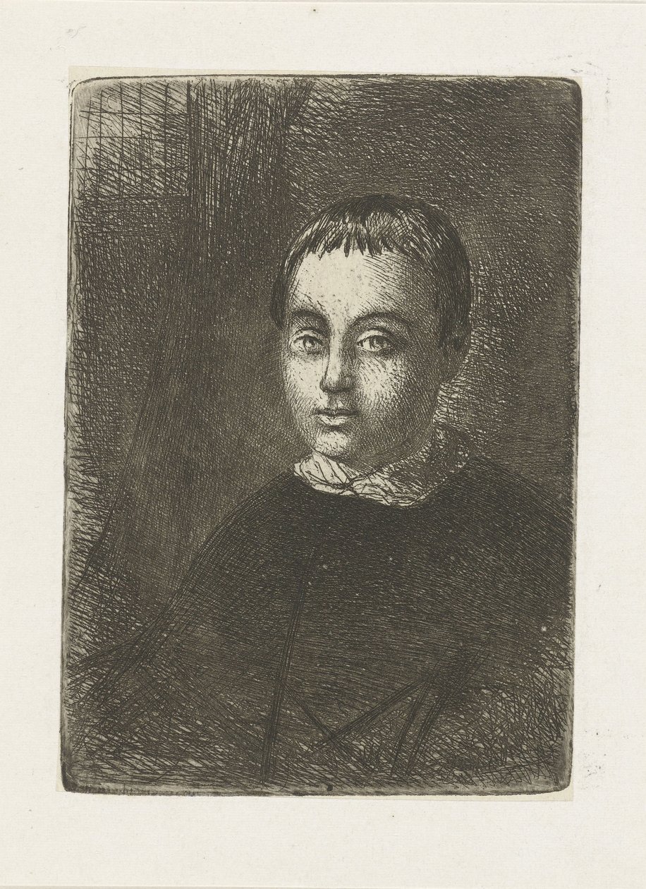 Portrett av en gutt av Huib van Hove Bz