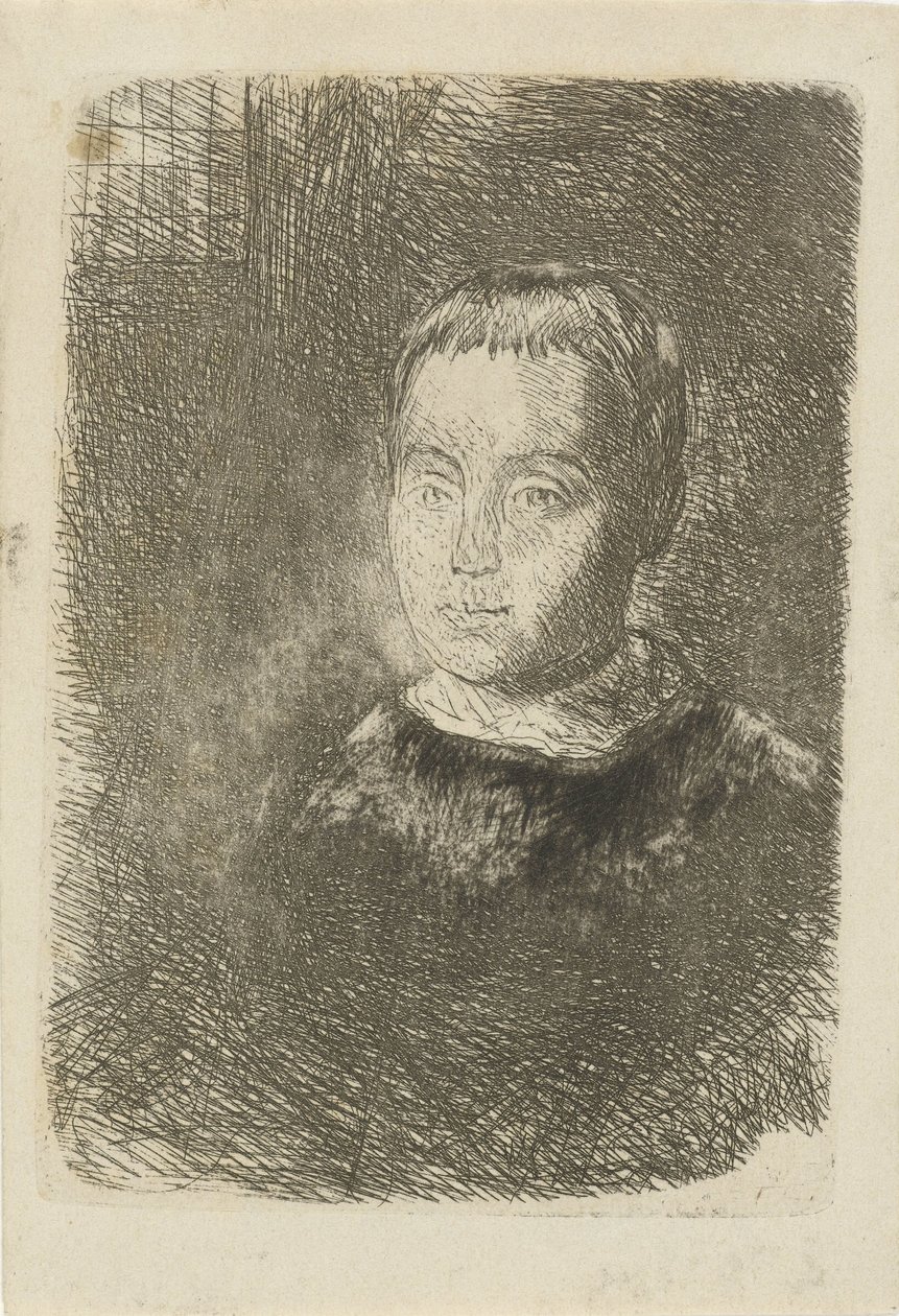 Portrett av en gutt av Huib van Hove Bz