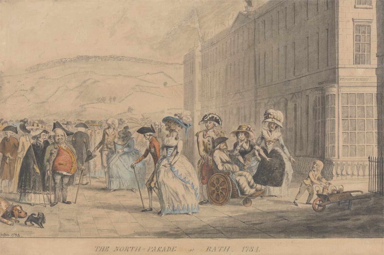 North Parade, Bath av Humphrey Repton