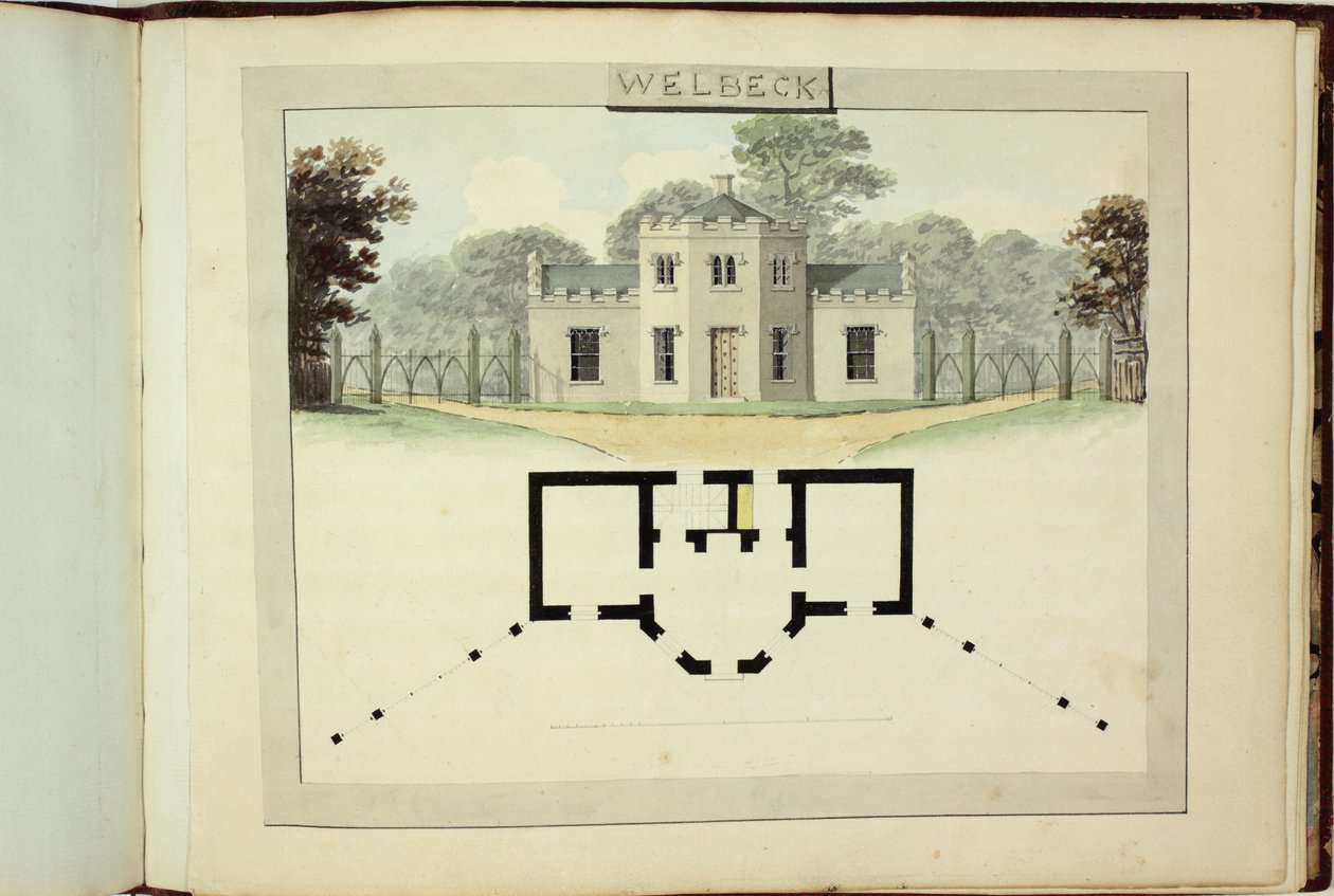 Rød bok: Welbeck av Humphry Repton