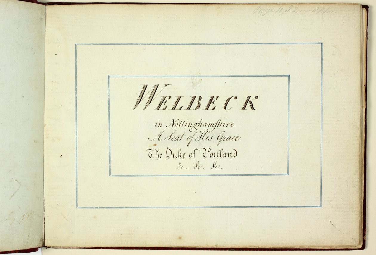 Rød bok: Welbeck av Humphry Repton