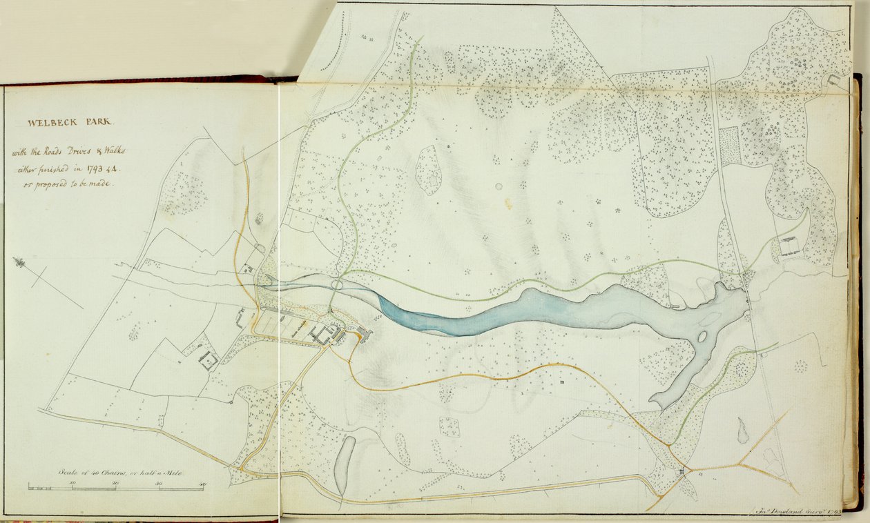 Rød bok: Welbeck av Humphry Repton