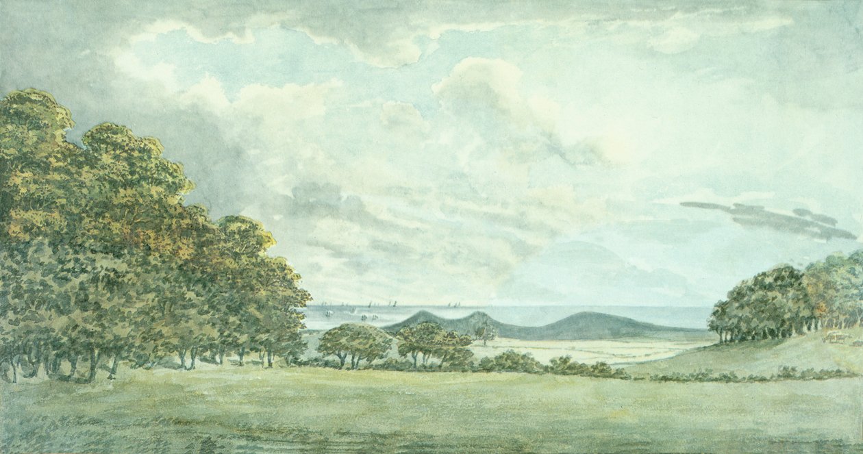 Rød bok for Sheringham Hall, ca. 1812 av Humphry Repton