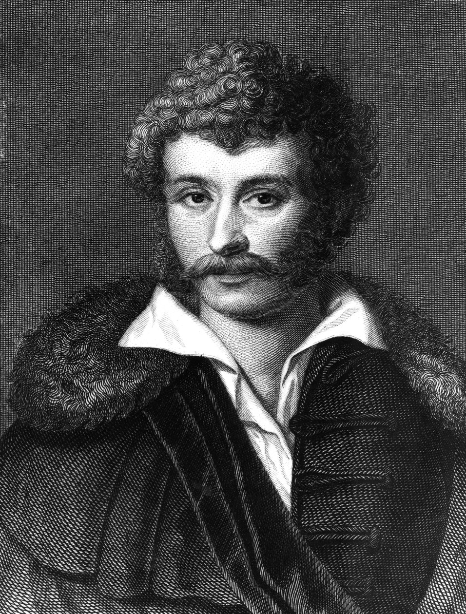 Karoly Kisfaludy, frontispice til hans Alle verk, utgitt i 1893 av Hungarian School
