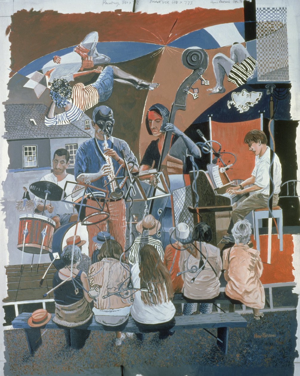 Jazzkvartetten, 1994 av Huw S. Parsons