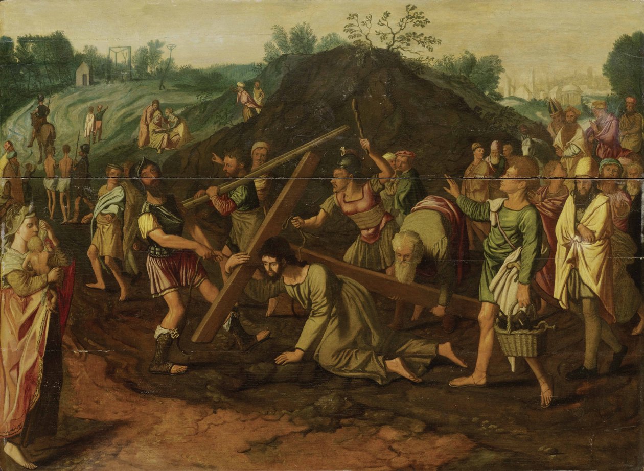 Veien til Golgata av Huybrecht Beuckelaer