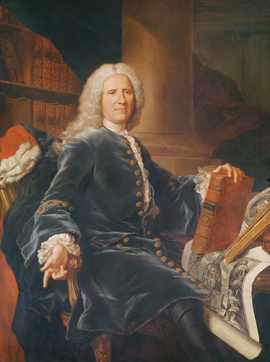 François Gigot de Lapeyronie av Hyacinthe Francois Rigaud
