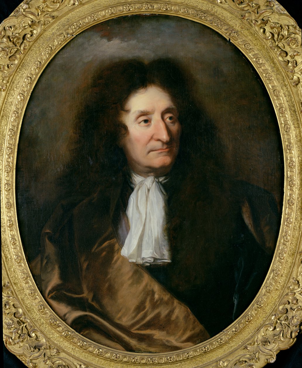 Portrett av Jean de La Fontaine (1621-95) av Hyacinthe Francois Rigaud