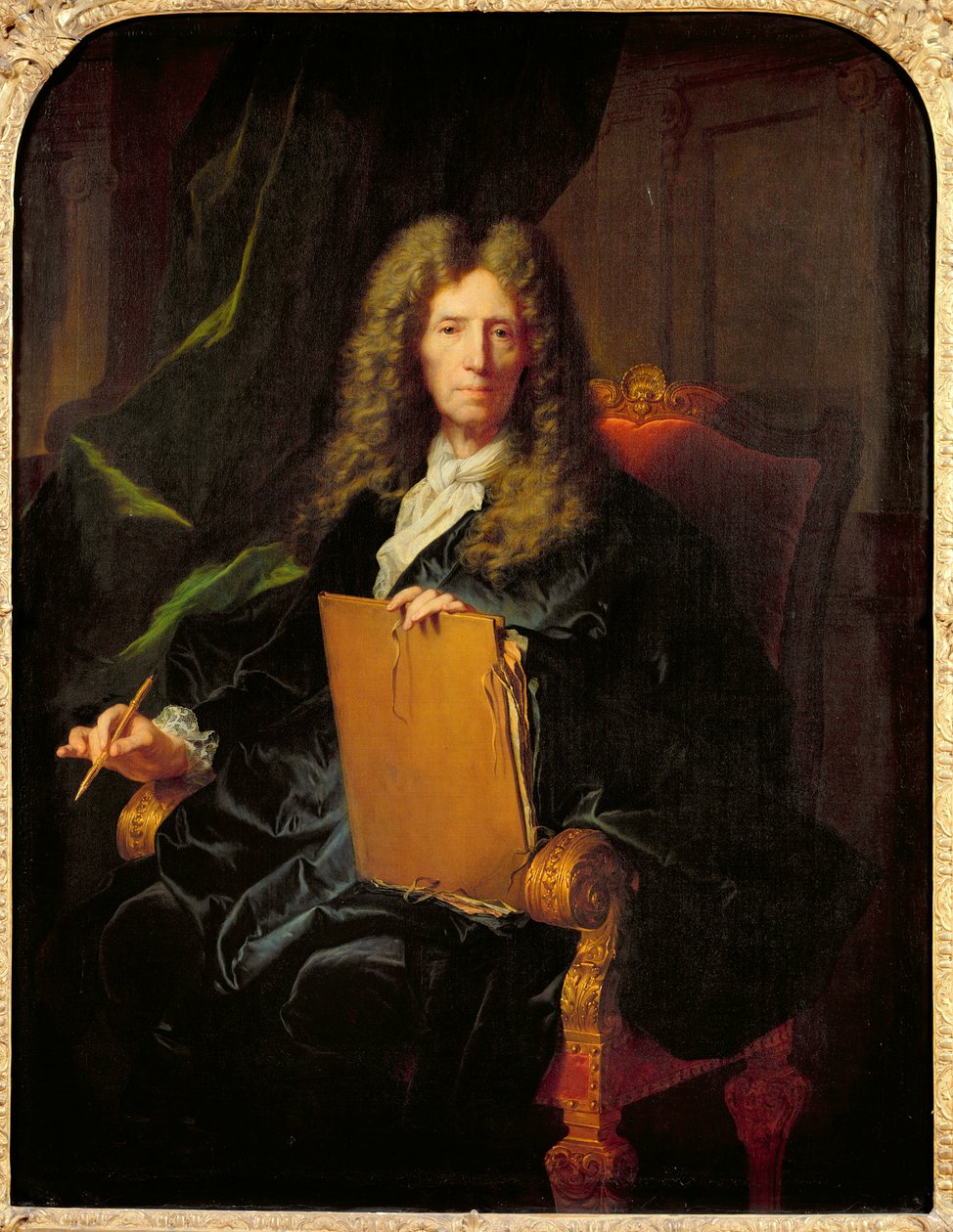 Portrett av Pierre Mignard (1610-95) ca. 1690 av Hyacinthe Francois Rigaud