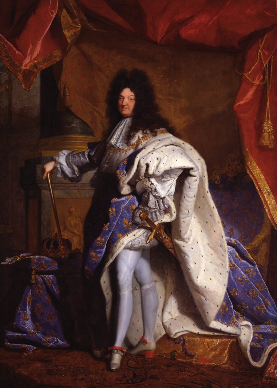 Louis XIV, konge av Frankrike (1638-1715) av Hyacinthe Francois Rigaud