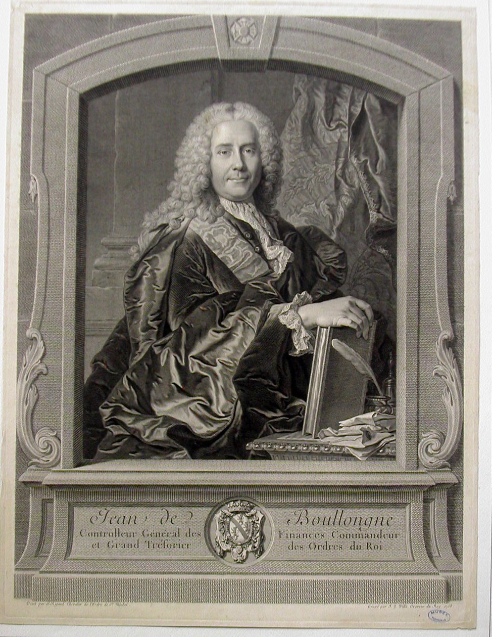 Portrett av Jean-Louis de Boullongne av Hyacinthe Francois Rigaud