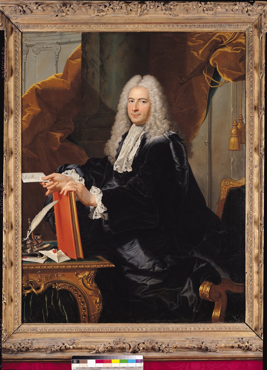Portrett av Philibert Orry (1689-1747) av Hyacinthe Francois Rigaud