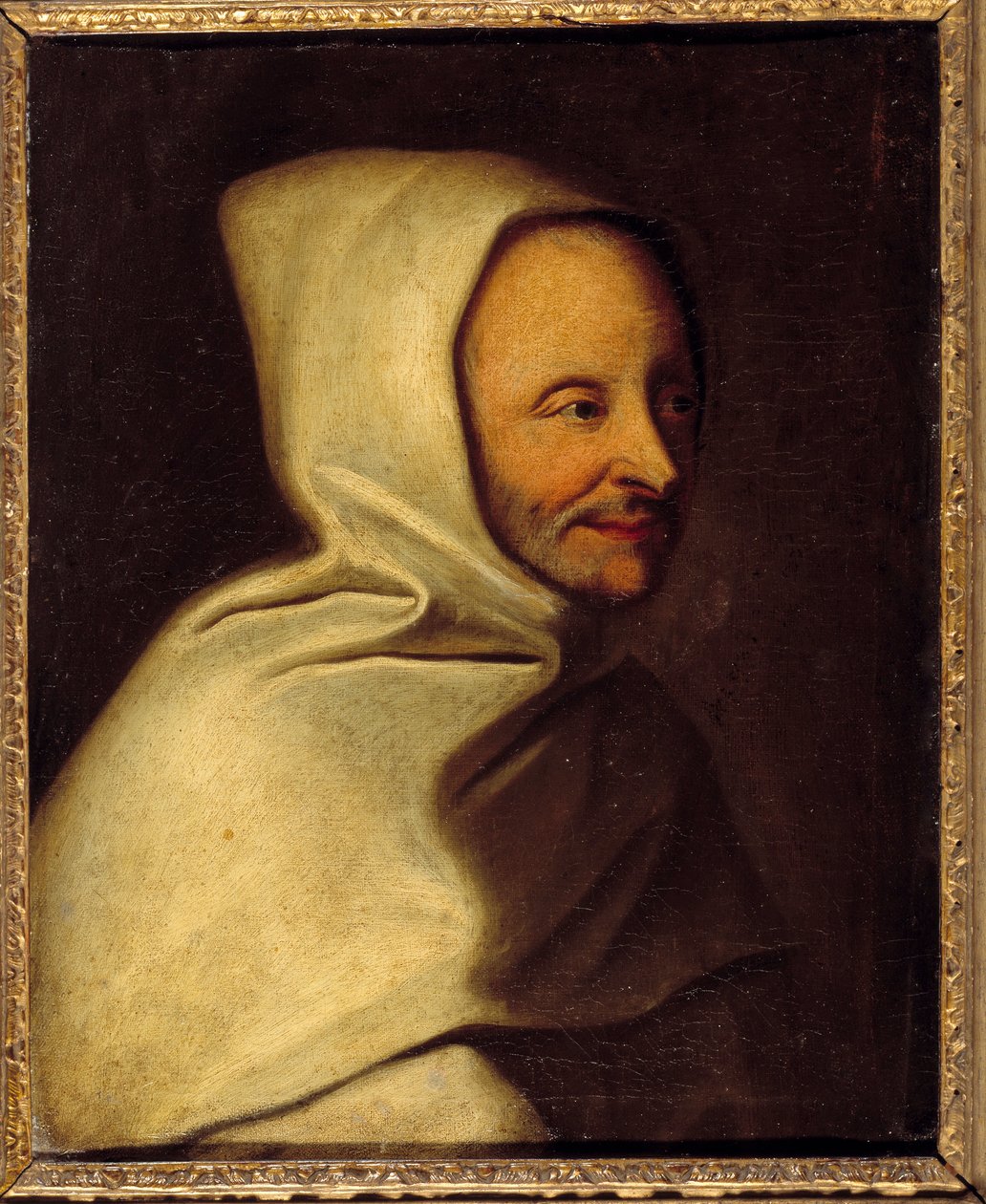 Portrett av Armand the Bouthiller de Rance, abbede av Trappe (1626-1700), grunnlegger av Trappistordenen Maleri etter Hyacinthe Rigaud (1659-1743) 1600-tallets søn. 0,4x0,32 m Chantilly, Musee Conde av Hyacinthe (after) Rigaud