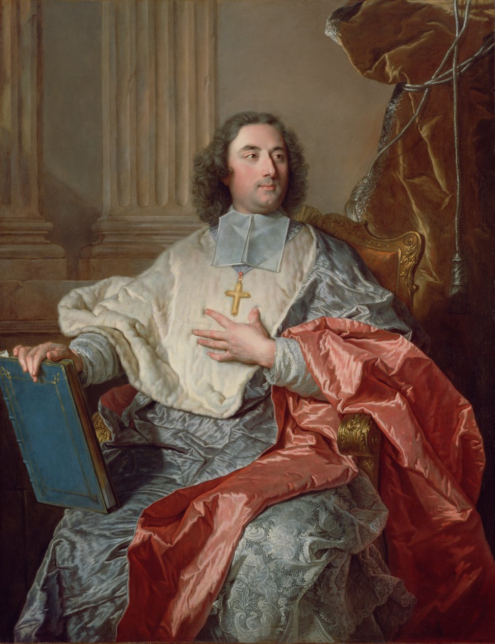 Charles de Saint-Albin, erkebiskop av Cambrai, 1723 av Hyacinthe Francois Rigaud