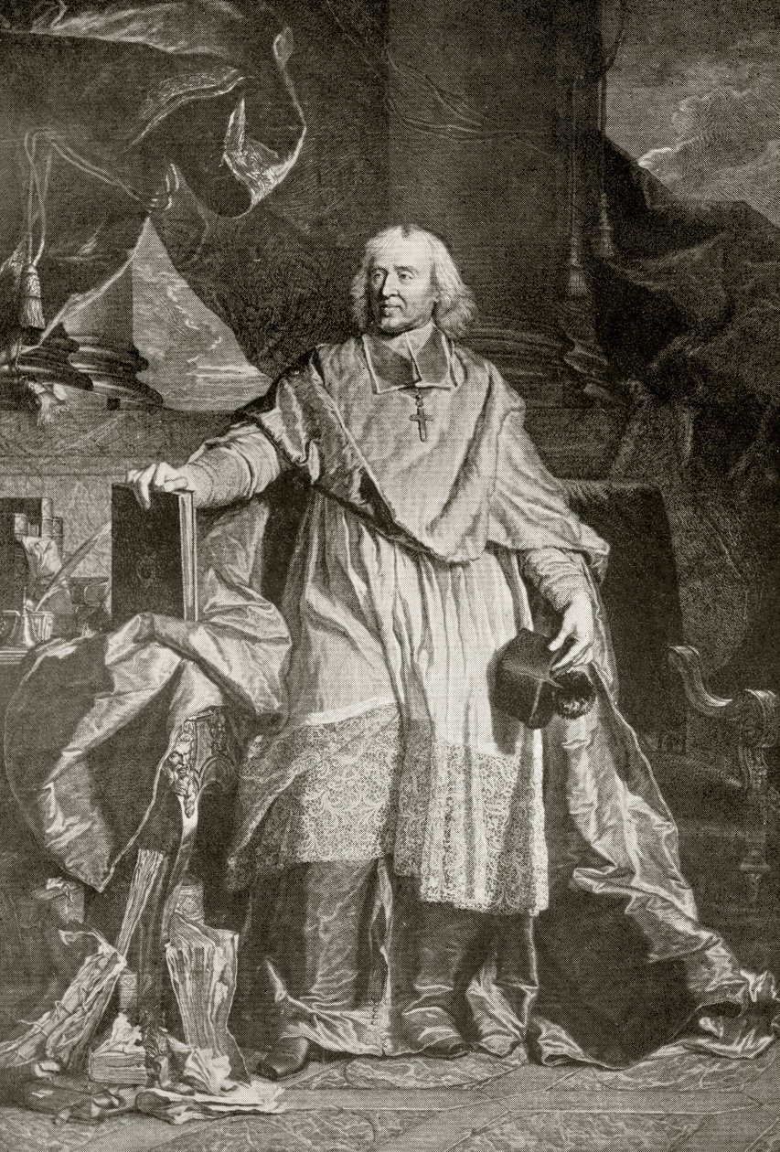 Jacques Benigne Bossuet, gravert av Pierre Imbert Drevet, fra 