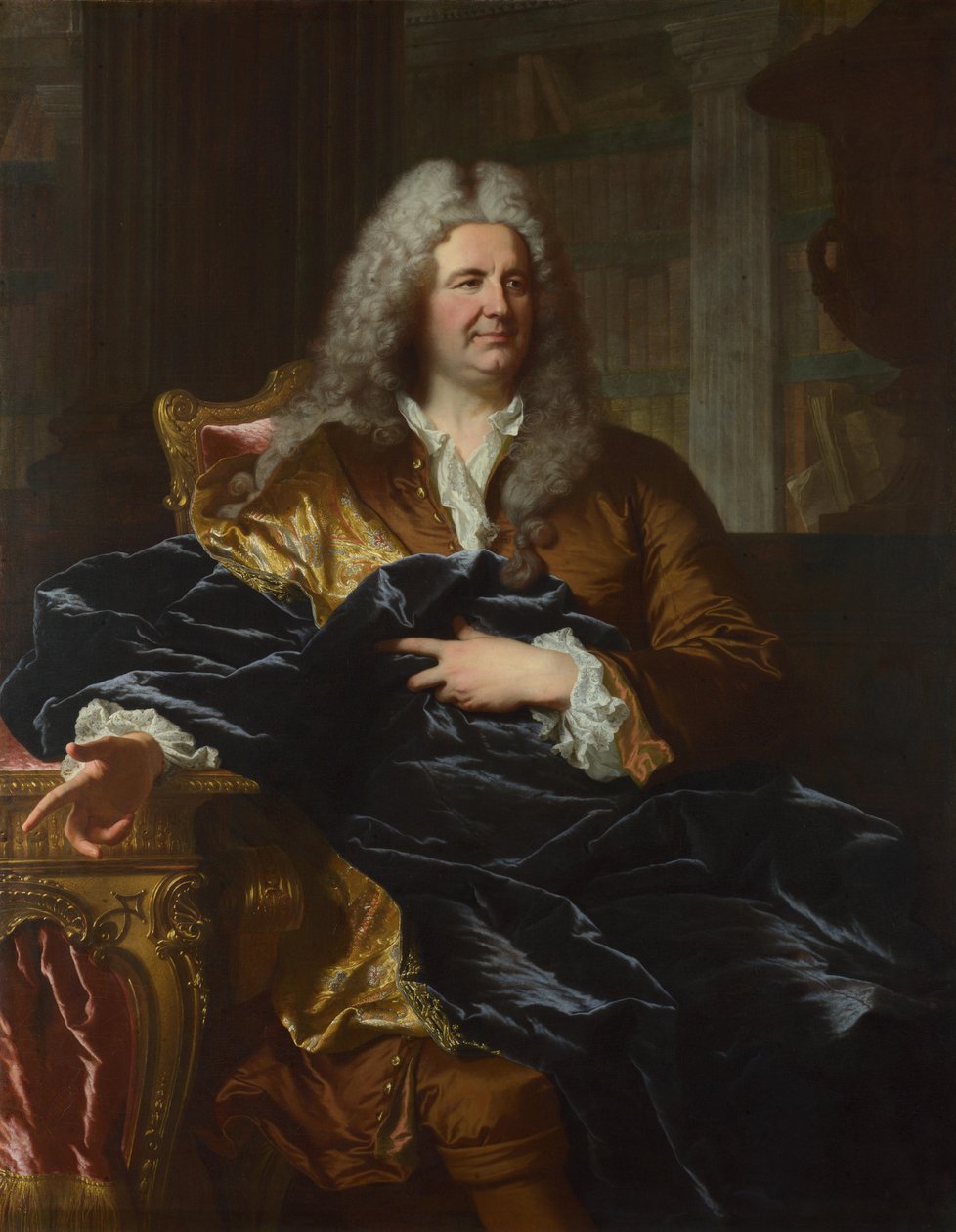 Portrett av Antoine Paris, 1724 av Hyacinthe Francois Rigaud