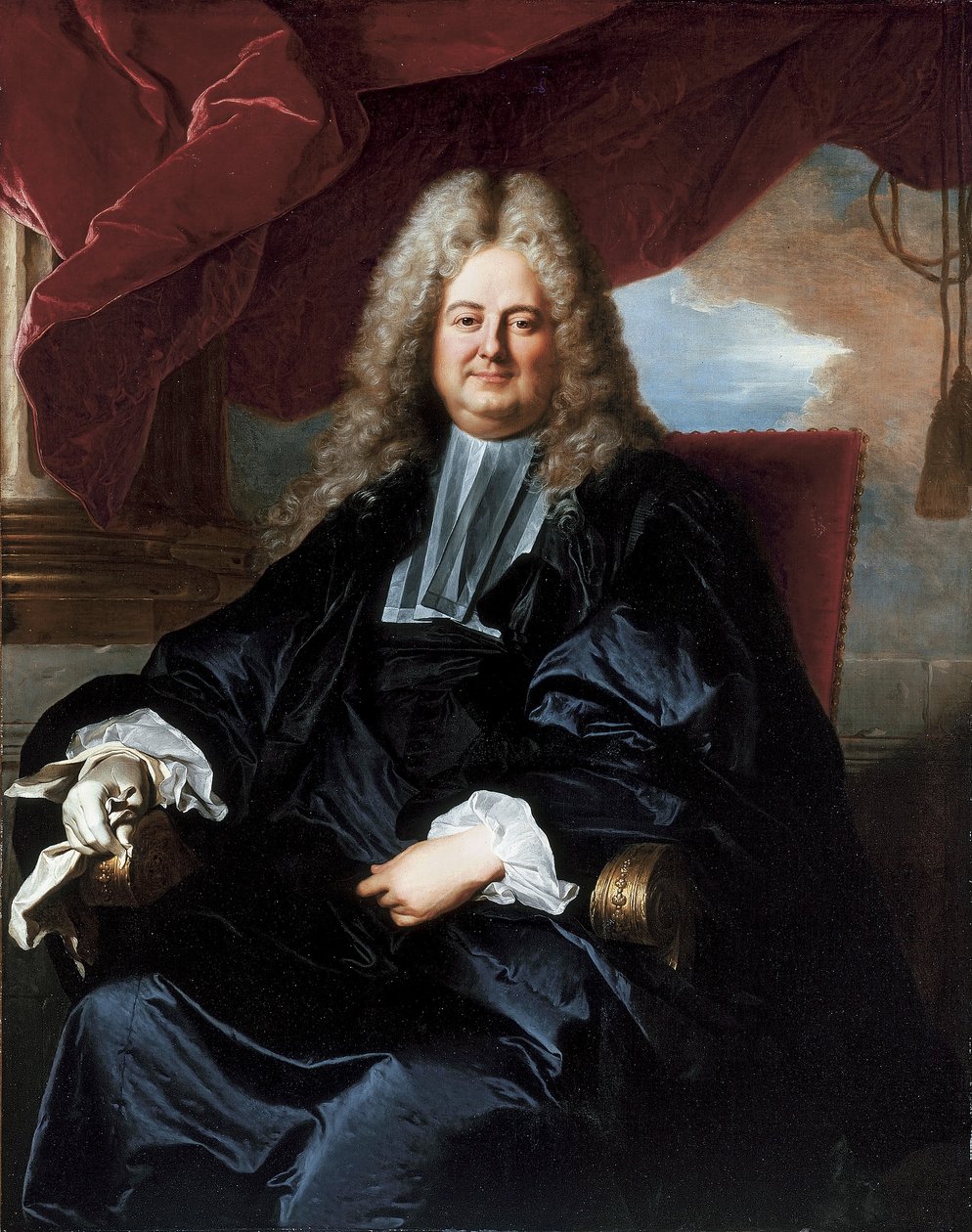 Portrett av Barthélémy Jean-Claude Pupil av Hyacinthe Francois Rigaud