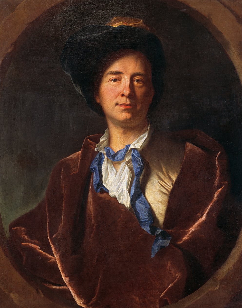 Portrett av Bernard Le Bovier de Fontenelle (Rouen av Hyacinthe Francois Rigaud