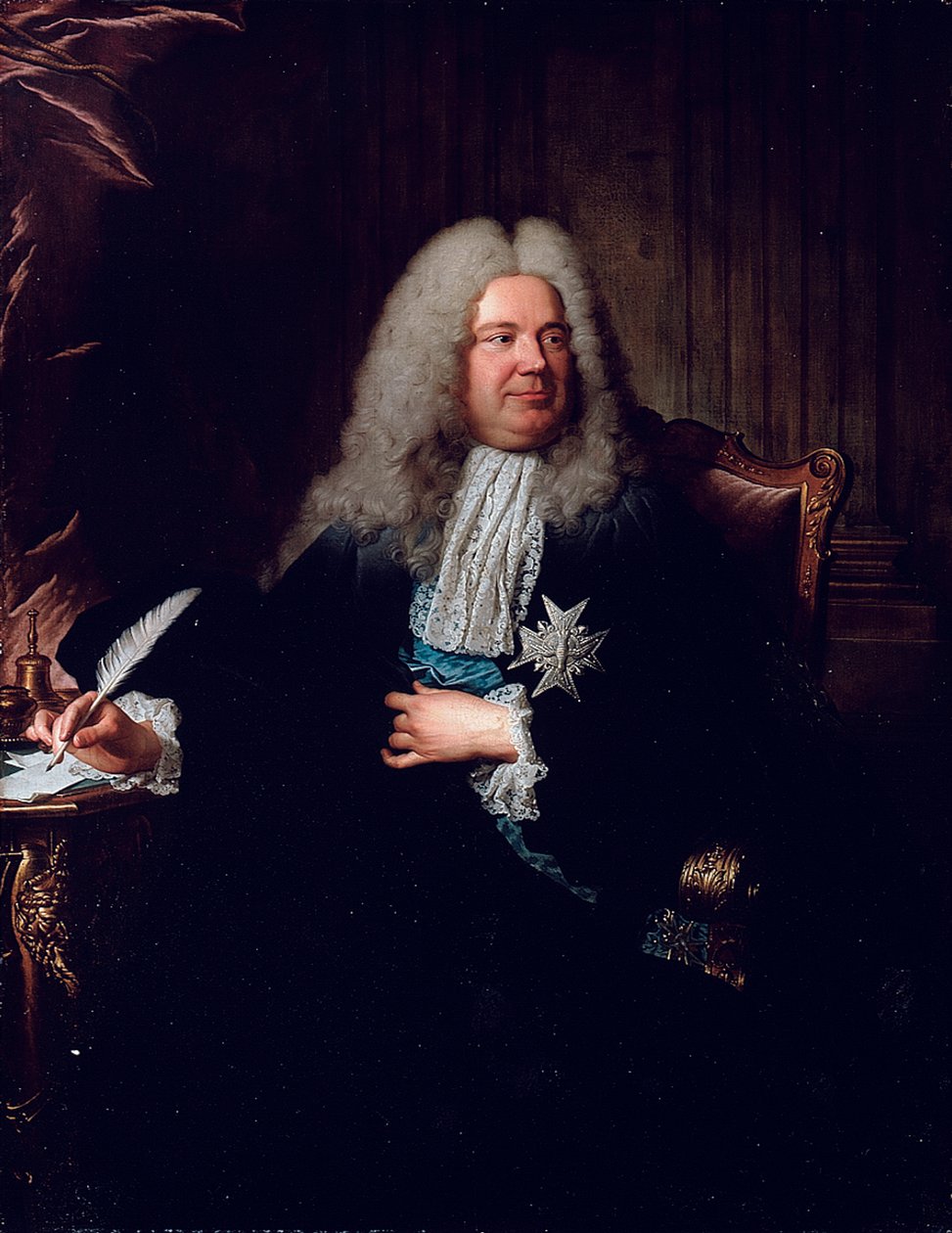 Portrett av Charles-Gaspard Dodun, markis av Herbault av Hyacinthe Francois Rigaud