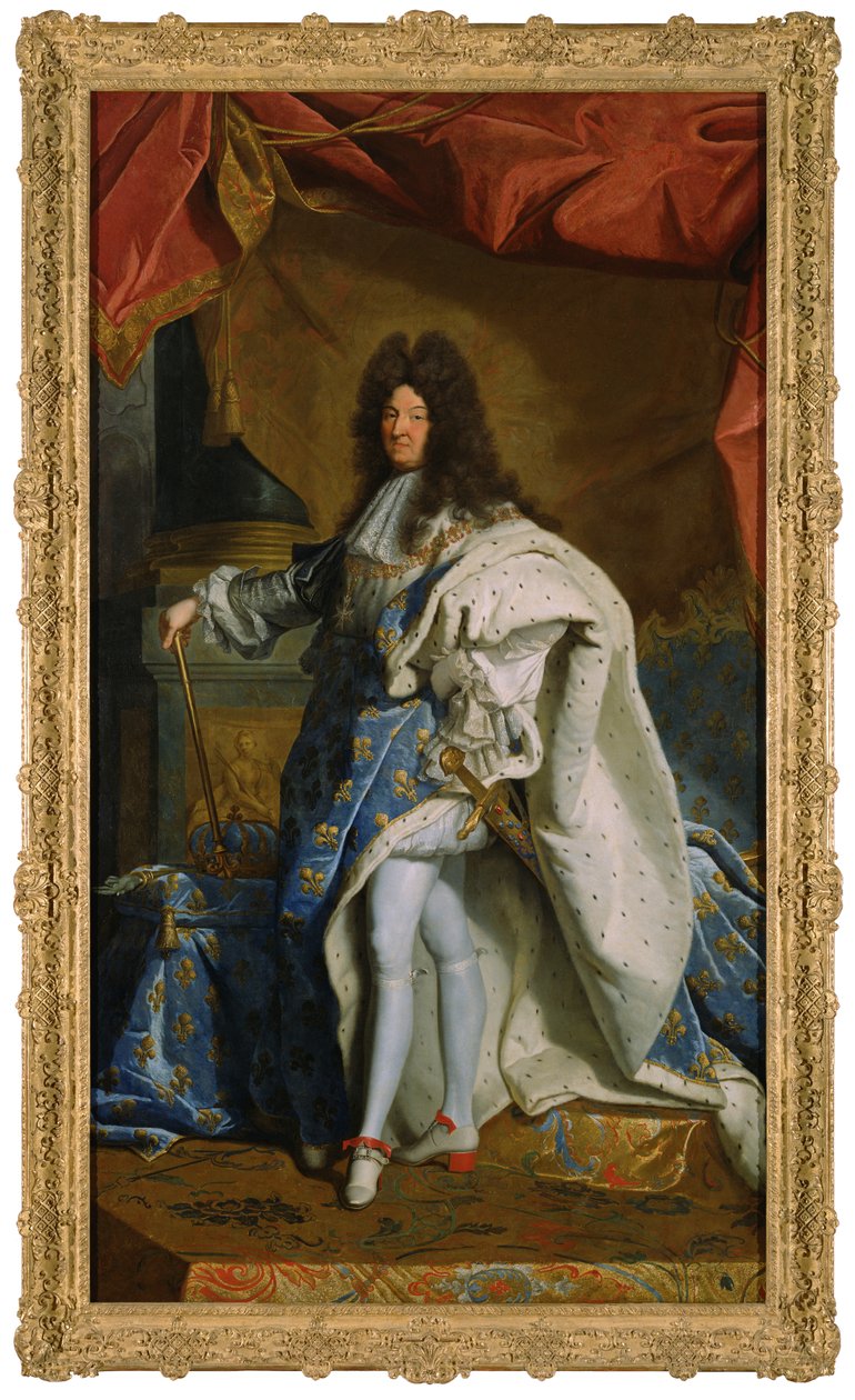 Portrett av Ludvig XIV, ca. 1701 av Hyacinthe Francois Rigaud