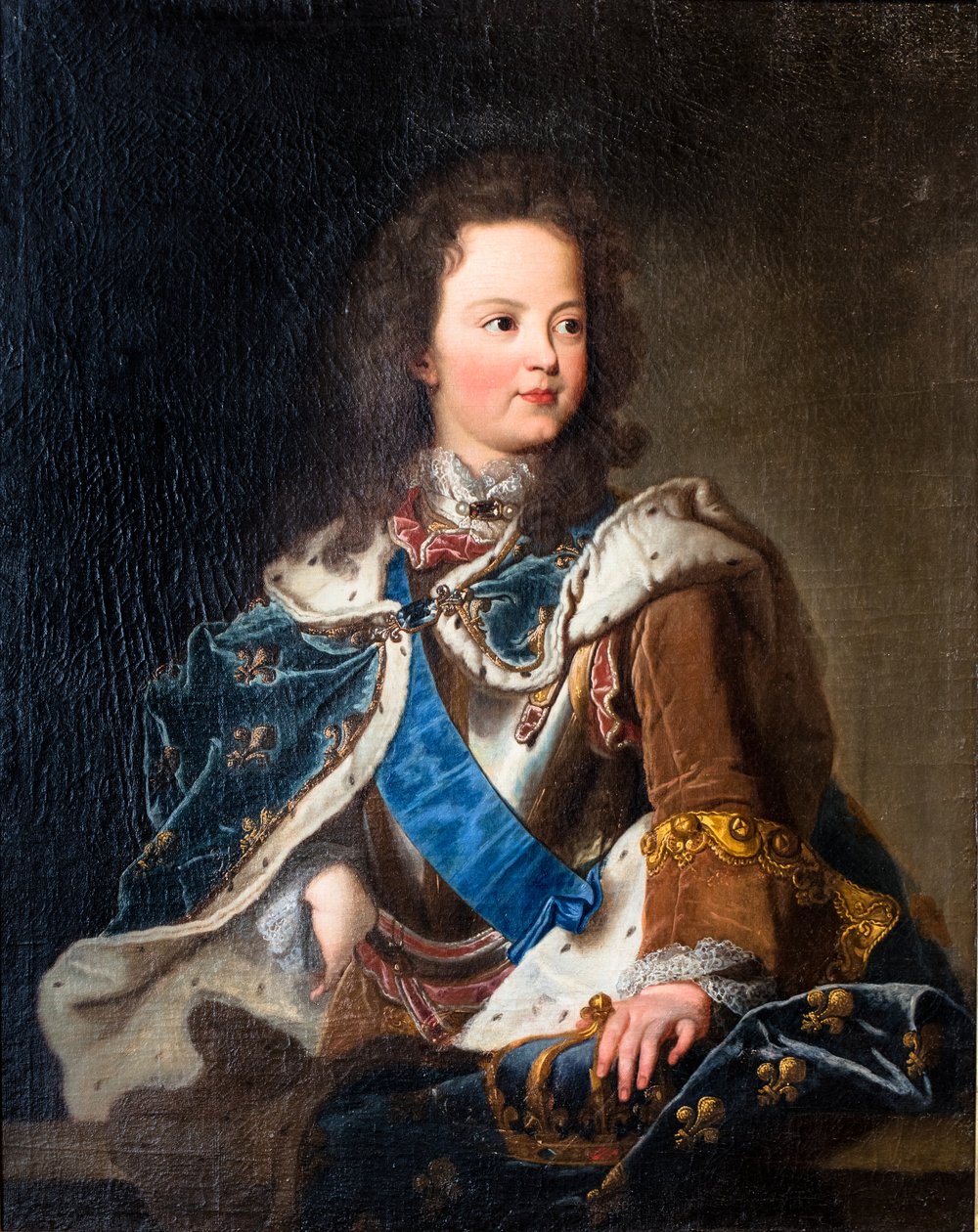 Portrett av Ludvig XV som barn av Hyacinthe Francois Rigaud