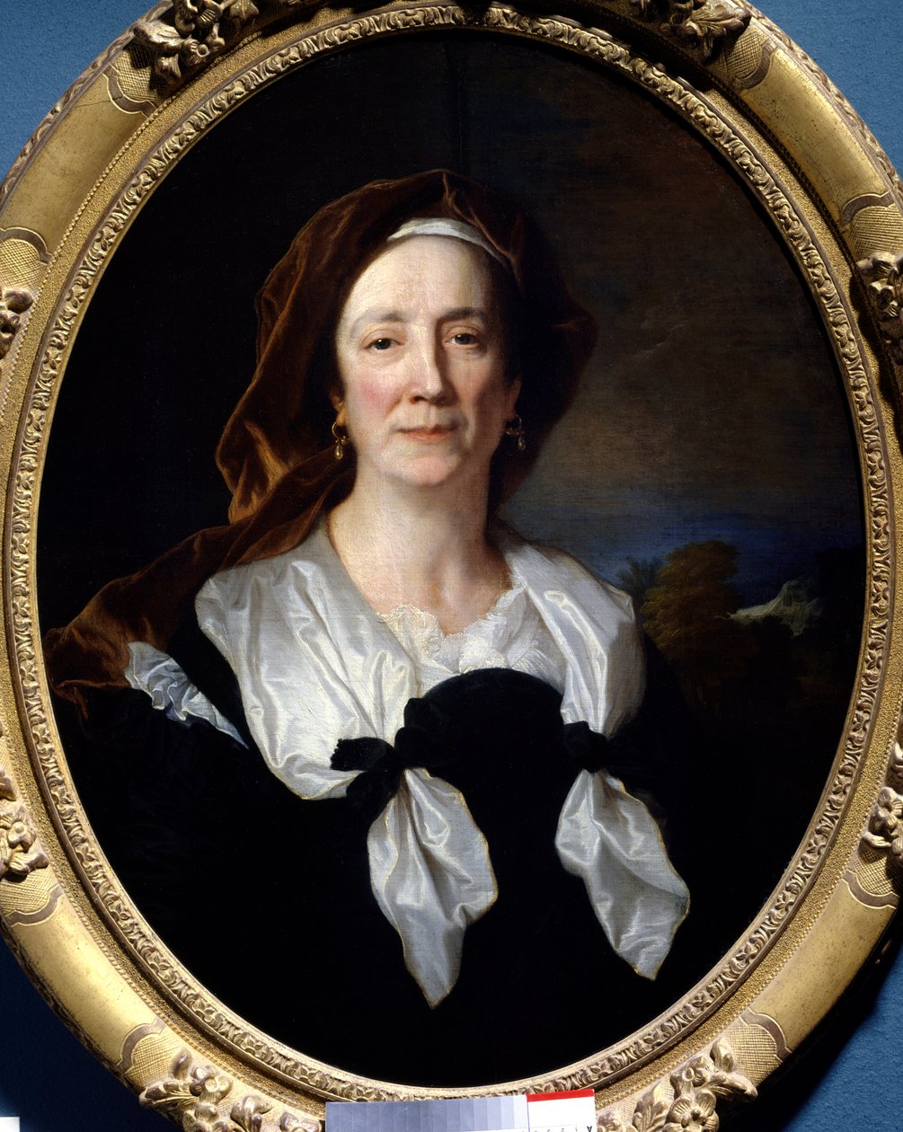 Portrett av Marie Serre, mor til kunstneren Maleri av Hyacinthe Rigaud (1659-1743) 1695 Søn. 0,79x0,61 m Taon, slott Fontaine Henry. av Hyacinthe Francois Rigaud