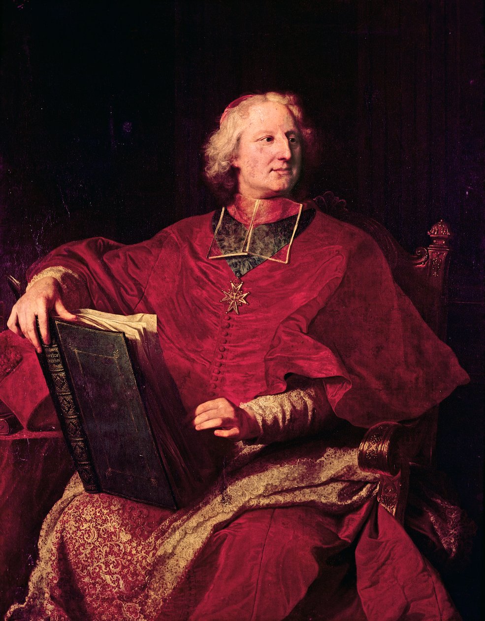 Portrett av Melchior de Polignac (Lavoute-Sur-Loire av Hyacinthe Francois Rigaud