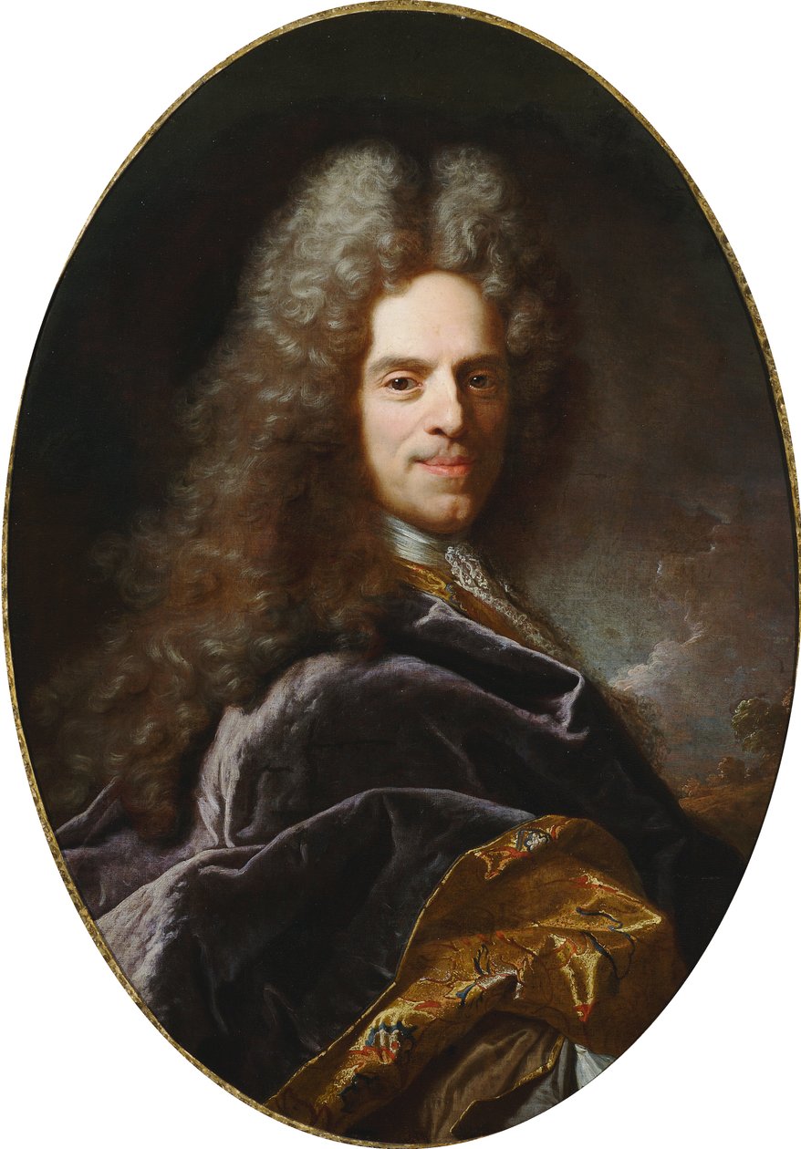 Portrett av Stefano Gentile av Hyacinthe Francois Rigaud