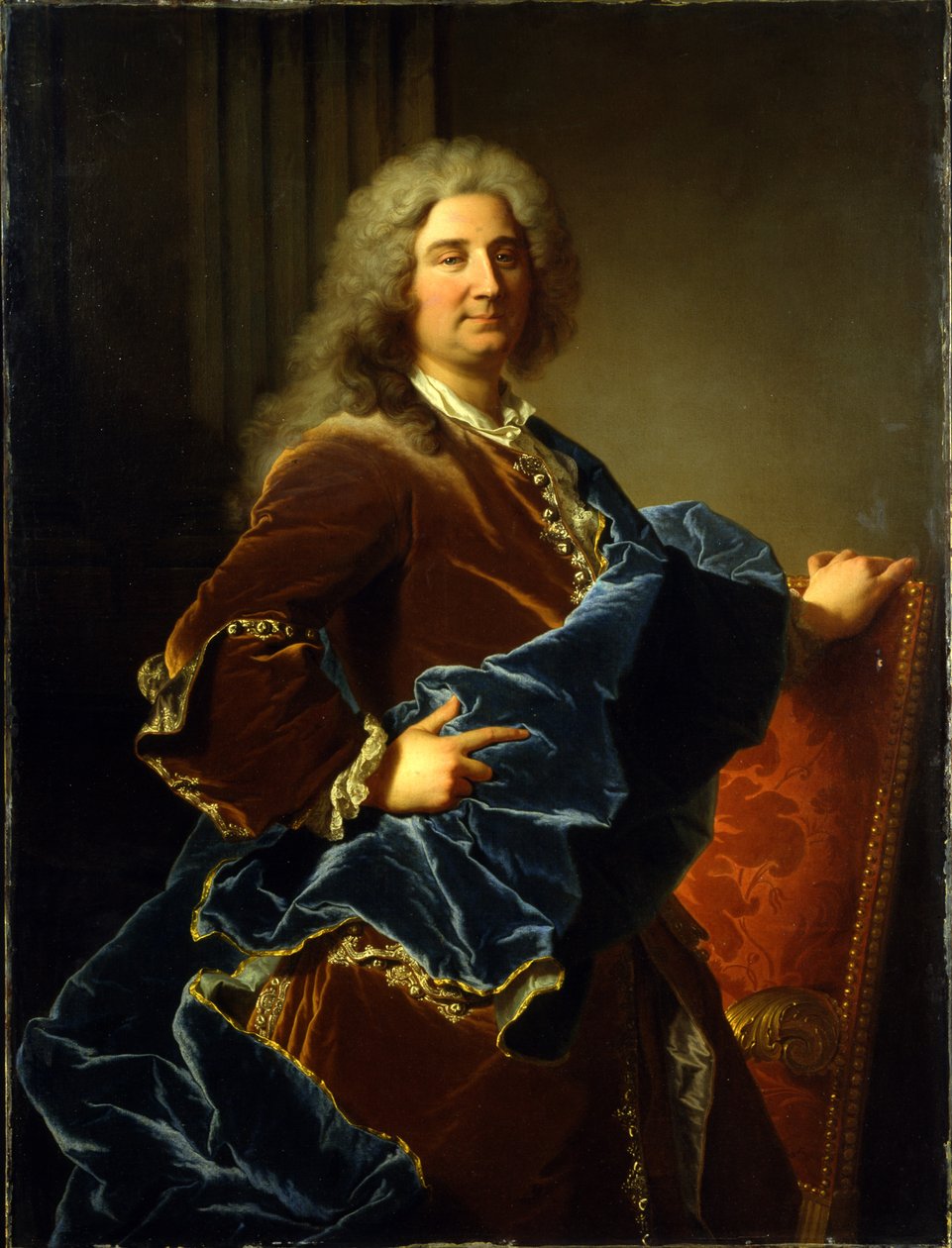 Portrett av markisen Jean-Octave de Villars av Hyacinthe Francois Rigaud