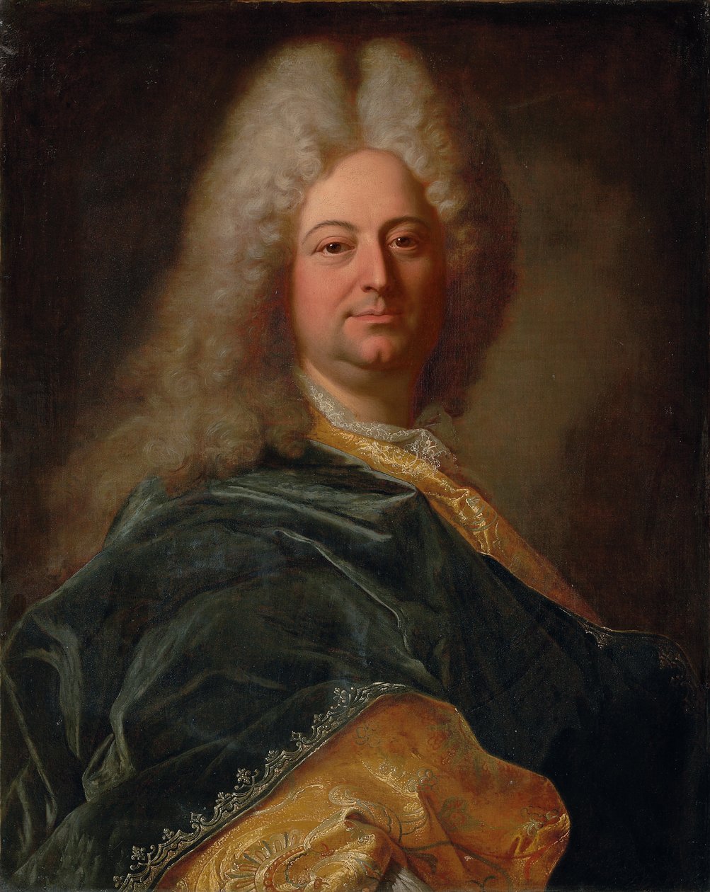 Portrett av Marquis de la Mesangere av Hyacinthe Francois Rigaud