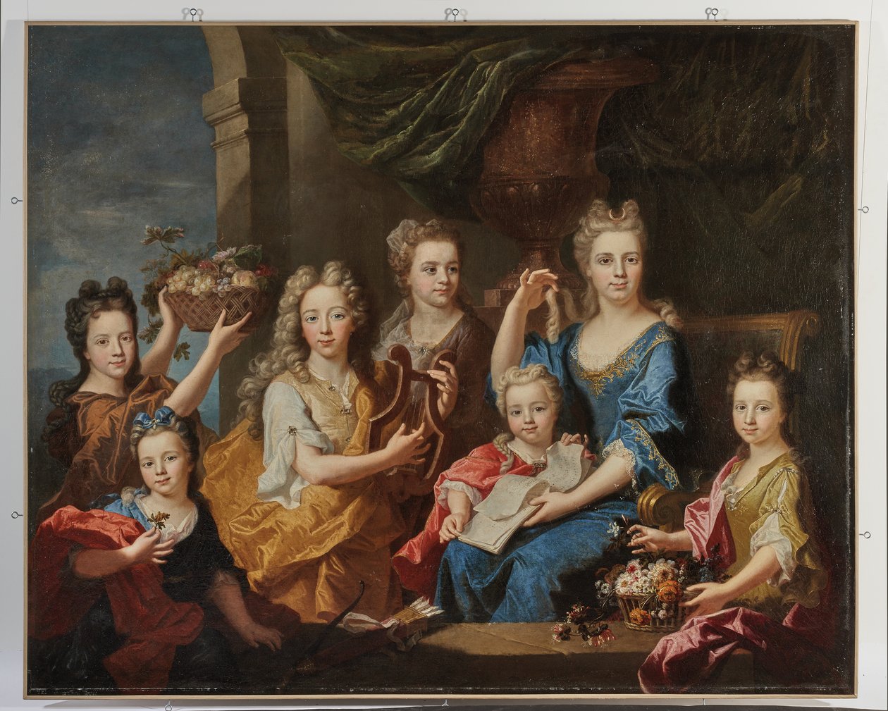 Portrett av barna til M. Bouette de Blémur, 1703 av Hyacinthe Francois Rigaud
