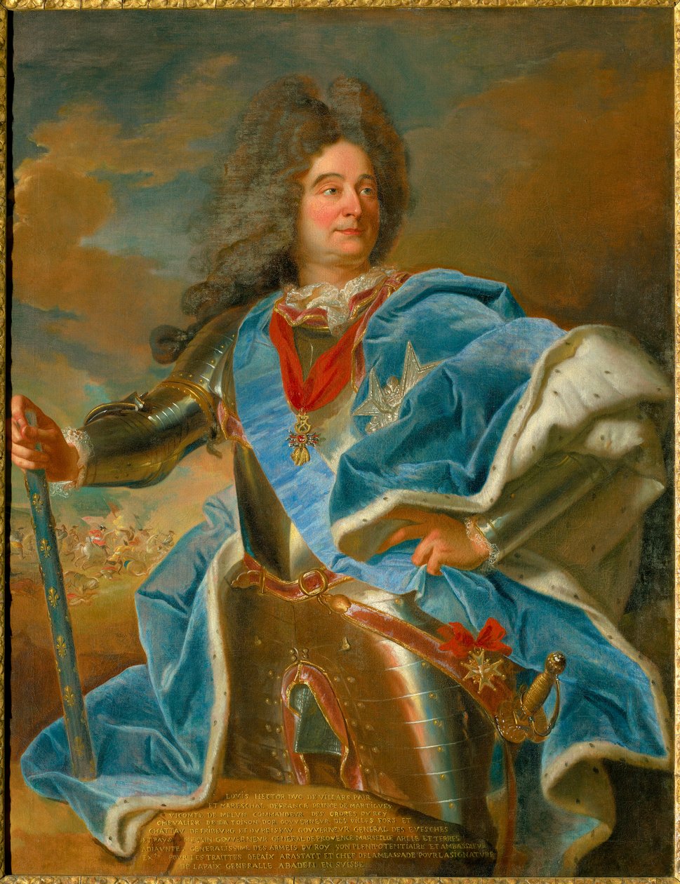 Portrett av marechal av Villars (1653-1734) selv av Frankrike Maleri av Hyacinthe Rigaud (1659-1743) Chateau de Vaux le Viscount fra 1700-tallet. av Hyacinthe Francois Rigaud
