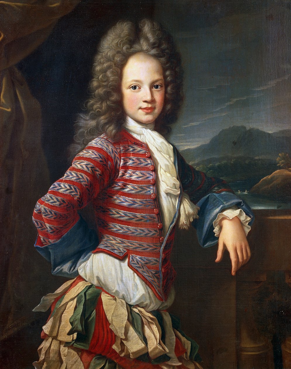 Skotsk prins, av Hyacinthe Rigaud (1659 - 1743), Maleri av Hyacinthe Francois Rigaud