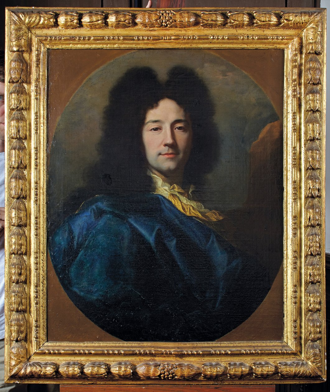 Selvportrett, kalt The Blue Coat av Hyacinthe Francois Rigaud