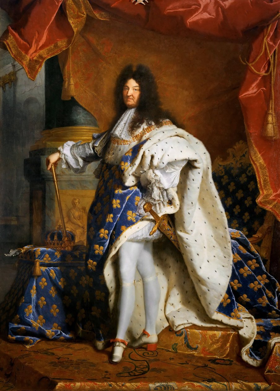 Ludvig XIV, konge av Frankrike 1638-1715, 1701. av Hyacinthe François Honoré Rigaud