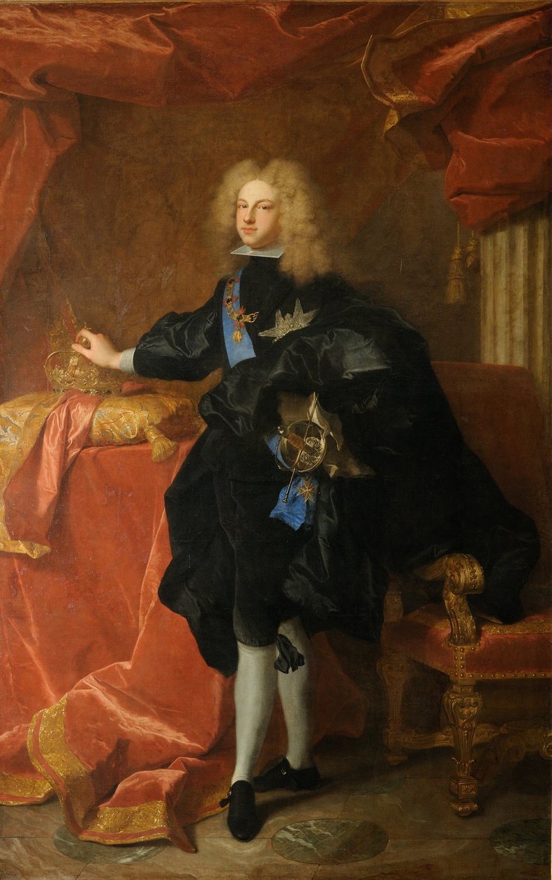 Filip V, konge av Spania 1683-1746, 1701 av Hyacinthe François Honoré Rigaud