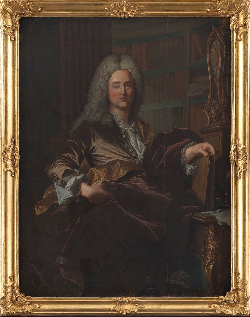 Portrett av høyesterettsdommer Peder Benzon Mylius av Hyacinthe Rigaud
