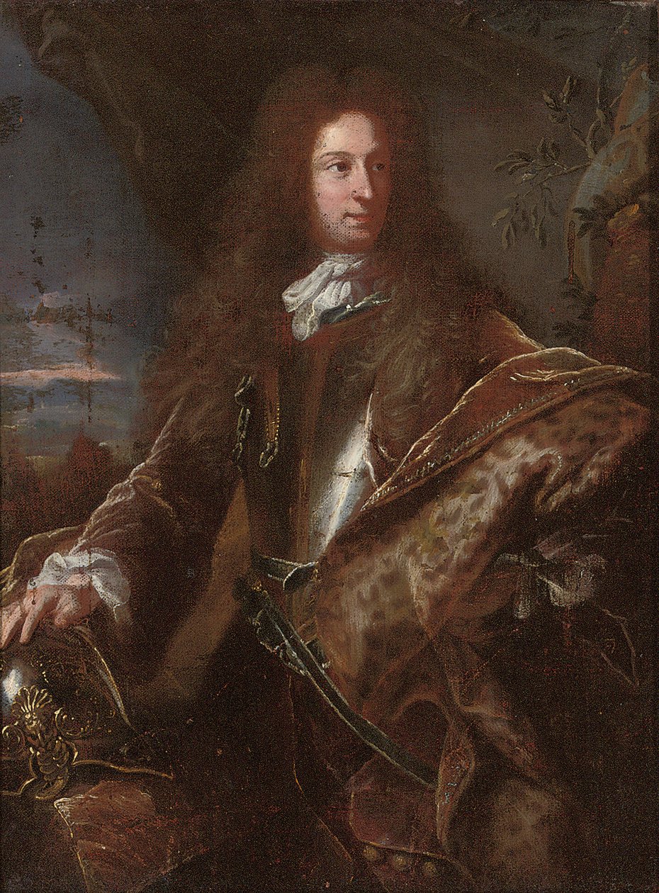 Portrett av en gentleman, tradisjonelt identifisert som John Churchill, 1. hertug av Marlborough av Hyacinthe Francois Rigaud